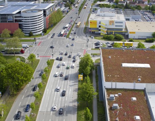 Fotografie: Luftaufnahme Nordgaustraße/DEZ