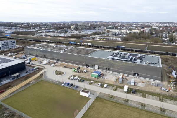 Fotografie: Luftaufnahme des Museumsdepots