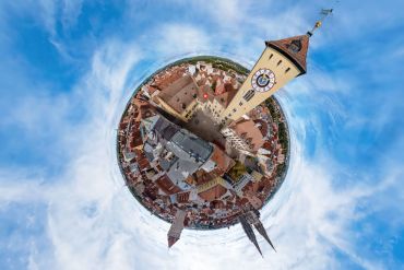 360 Grad Foto des Rathauses