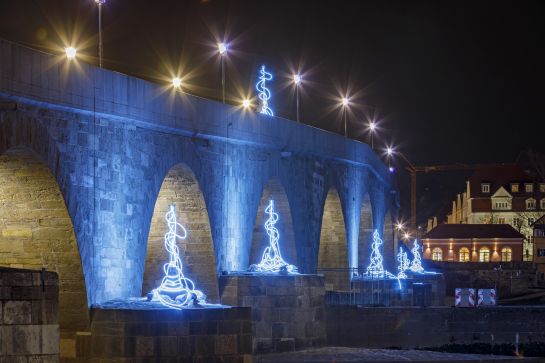 Fotografie: RE.LIGHT an der Steinernen Brücke