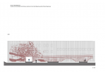 Wettbewerb Kunst Zentraldepot - Präsentationsplan - Fassade mit Stadtplan und Steinerner Brücke (C) Thierry Boissel, München