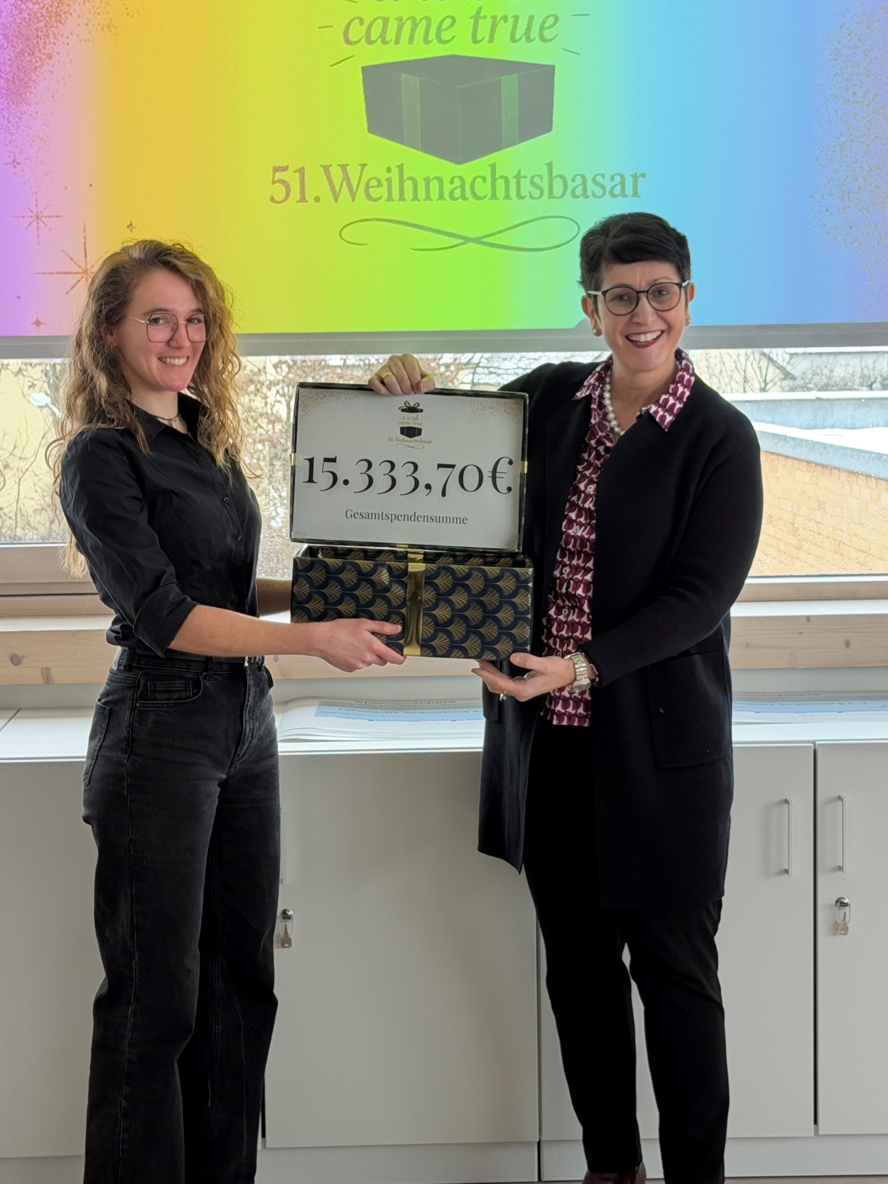 Spendenübergabe Basar