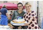 Kuchen an einem Stand mit polnischen Leckereien