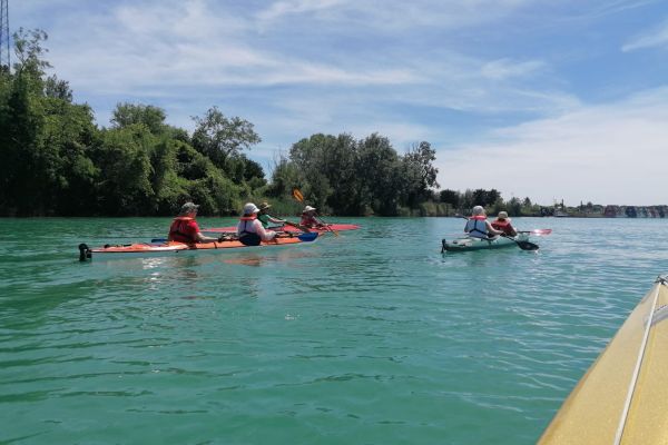 Kajak-Wanderfahrt in Lagune di Marano, Italien © RRV