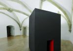 haus 2, CaSi-Hydrat, Putz, Mineralfarbe, 240 x 160 x 160 cm, 2008 © Foto: Ole Ott