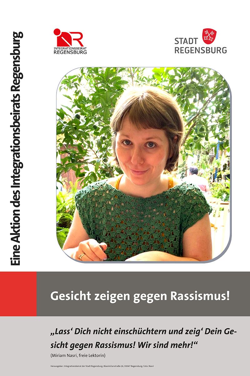 Integrationsbeirat - Gesicht zeigen gegen Rassismus - Miriam Nasri