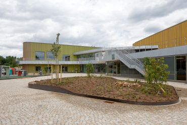 Fotografie: Eingangsbereich Sportpark Ost