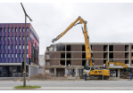 Fotografie - Abrissarbeiten an der Fassade (C) Bilddokumentation Stadt Regensburg