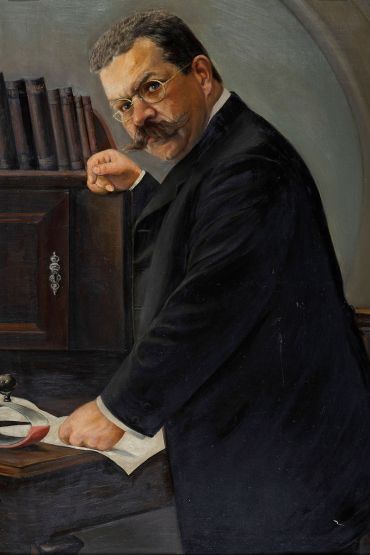 Portait des ehemaligen Oberbürgermeisters Alfons Auer