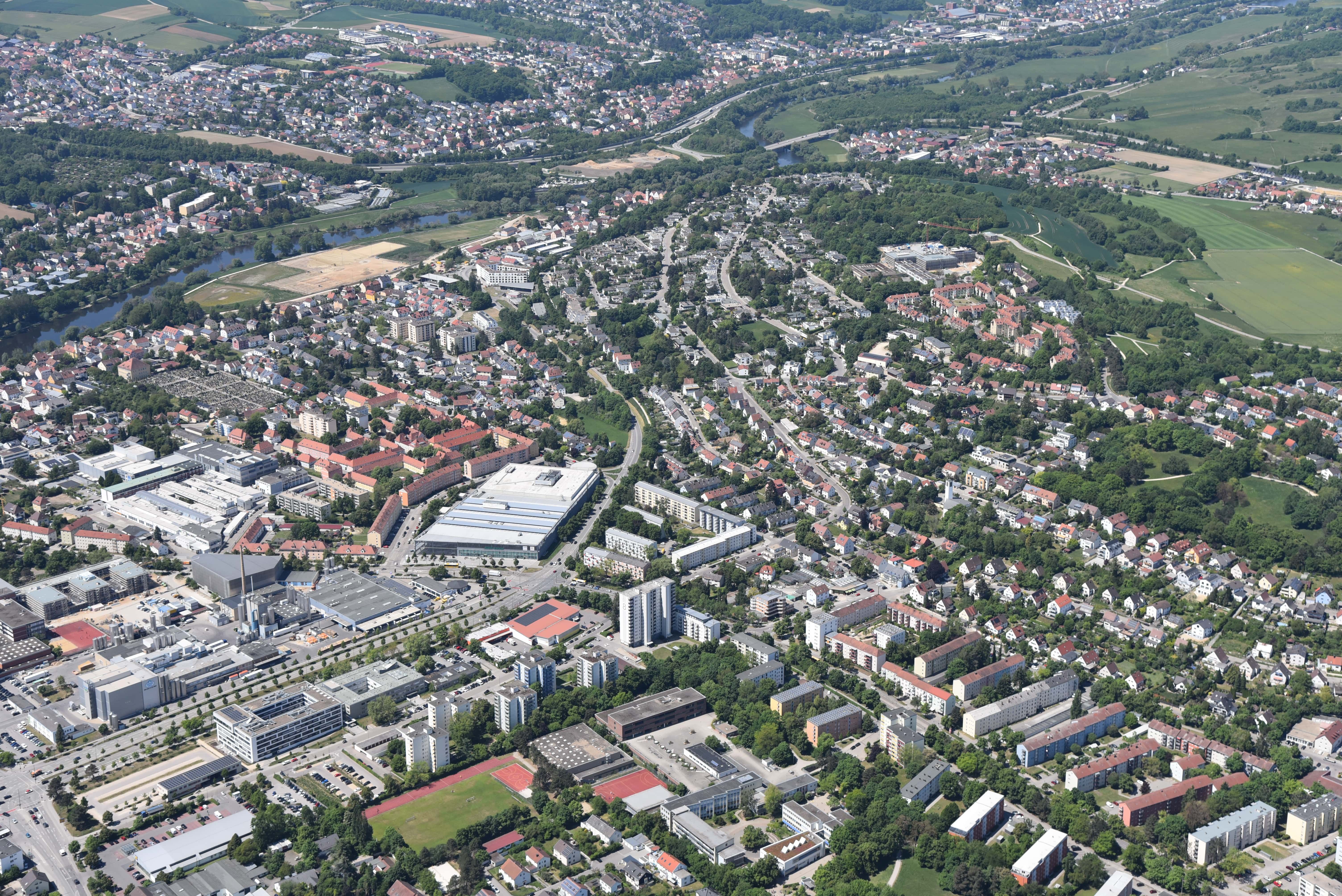 Luftbild Nordgaustraße Regensburg