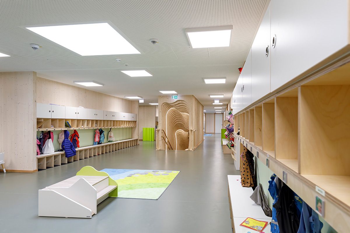 Fotografie: Innenansicht des Kinderhauses in der Hedwigstraße 