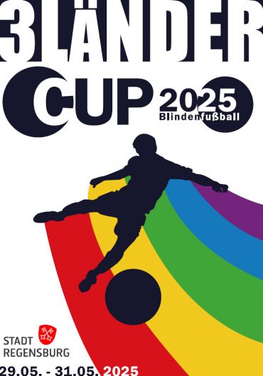 Plakat - 3-Länder-Cup - Blindenfußball von 29. bis 31. Mai 2025
