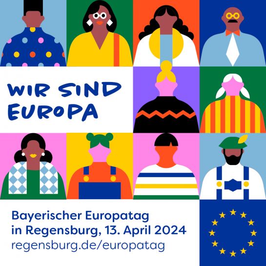 Bayerischer Europatag in Regensburg, 13. April 2024
regensburg.de/europatag 