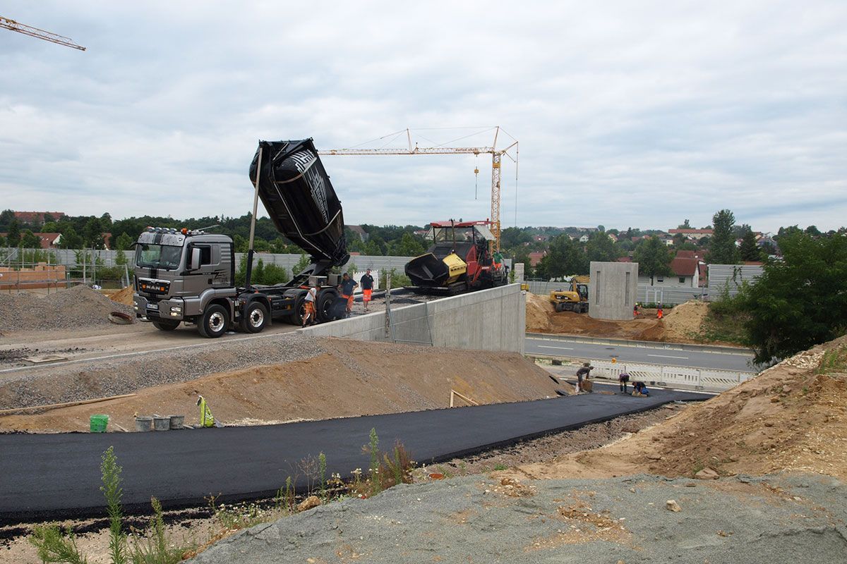 Brückenbau - Geh- und Radwegbrücke Bahnstrecke Regensburg-Weiden/Pilsenallee