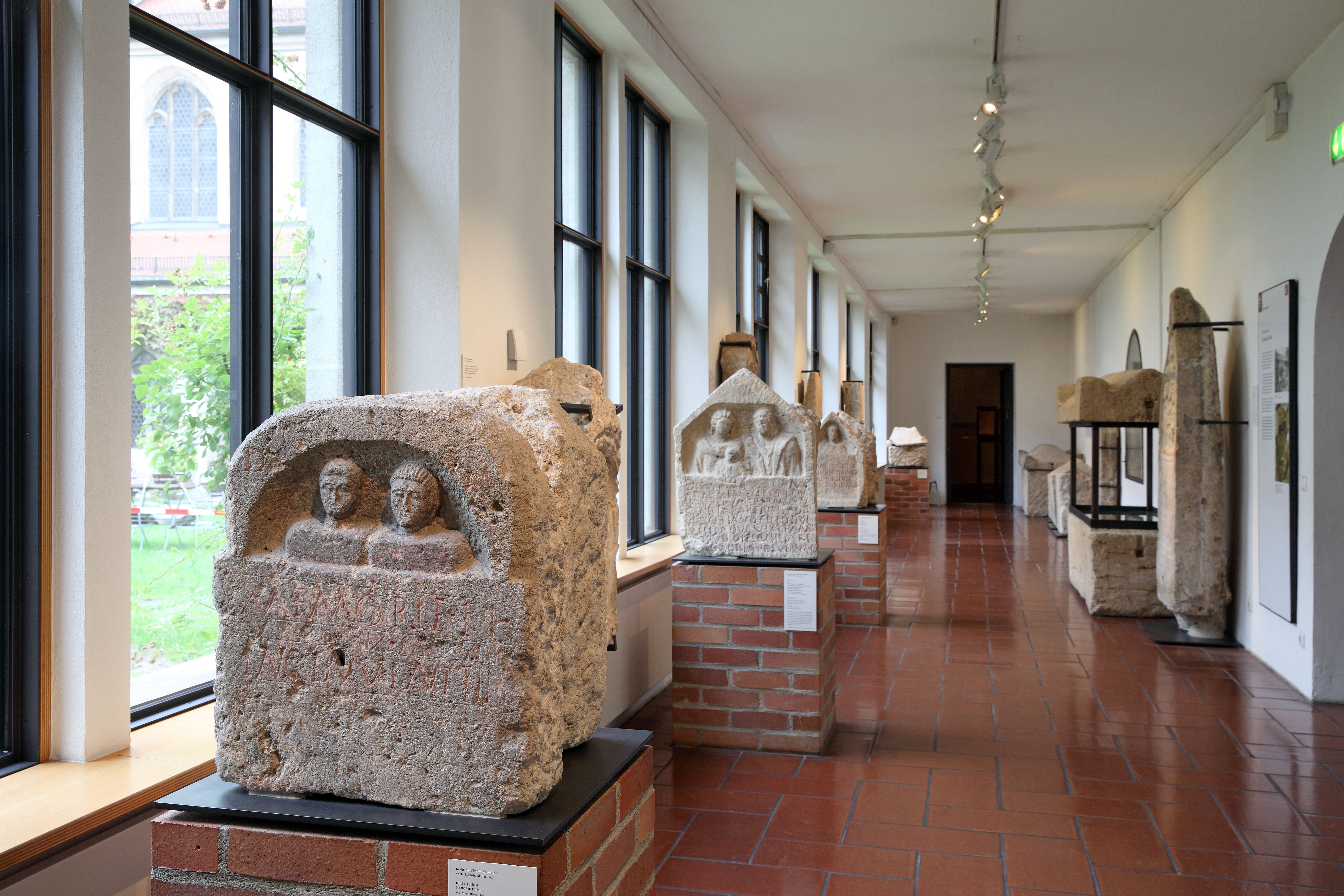 Historisches Museum Innenräume mit Exponaten