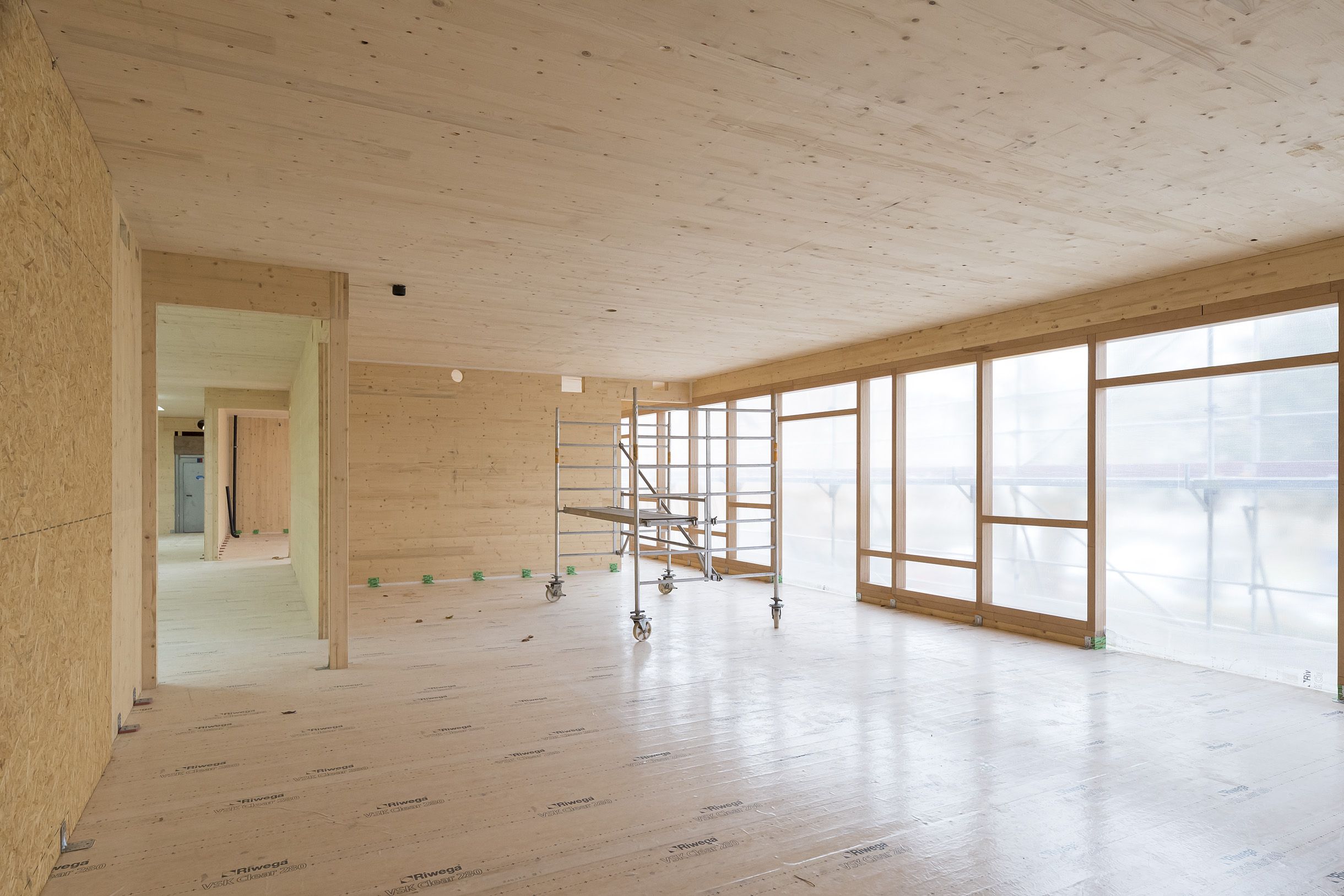 Fotografie: Innenraum der Baustelle für das Kinderhaus Marienstraße