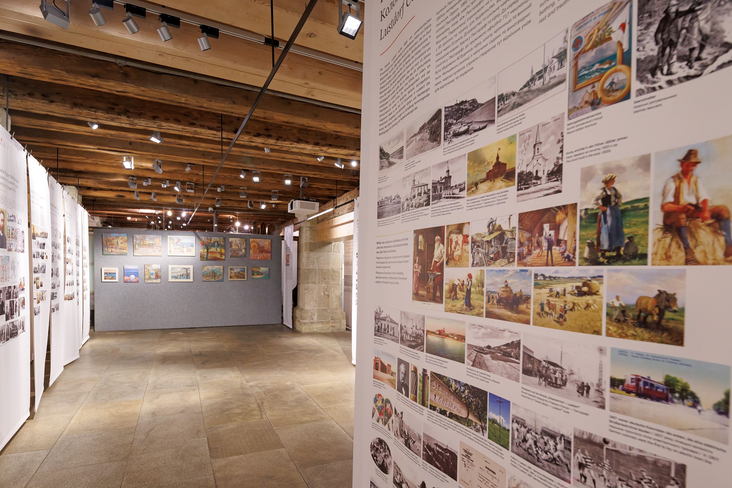 Impressionen der Ausstellungseröffnung „Die historische Heimat der Deutschen in der Ukraine“ im Besucherzentrum Welterbe