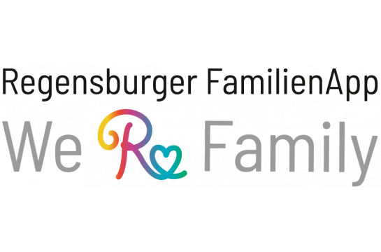 Logo der Familien-App "We R Family"
