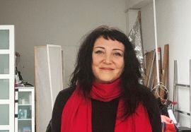 Fotografie der Künstlerin 