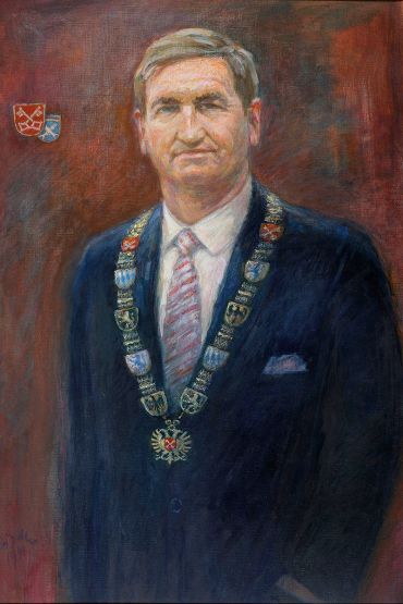 Portait des ehemaligen Oberbürgermeisters Friedrich Viehbacher