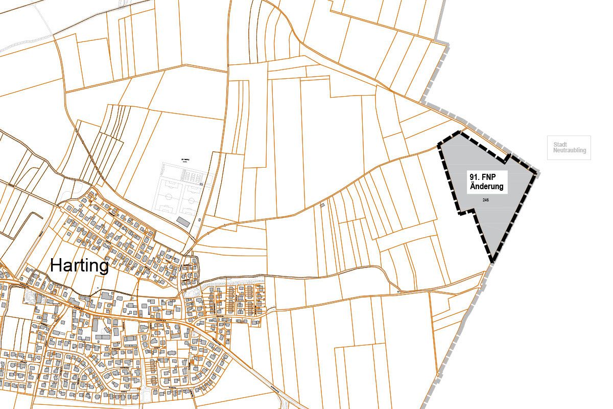 91 Flächennutzungsplan - Lageplan