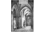 Zeichnen der mittelalterlichen Synagoge 