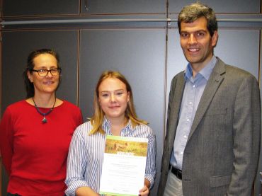 Preisträgering für Biologie-Preis 2017: Emily Pilhofer