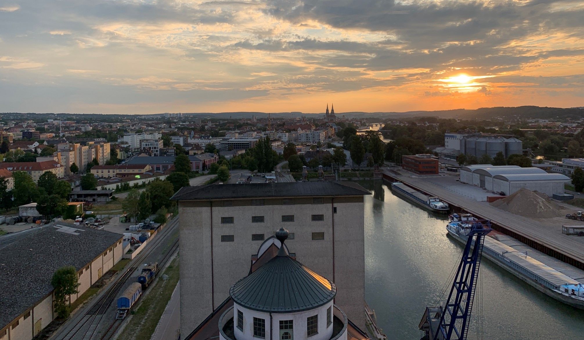 Stadtlagerhaus - Blick auf Stadt