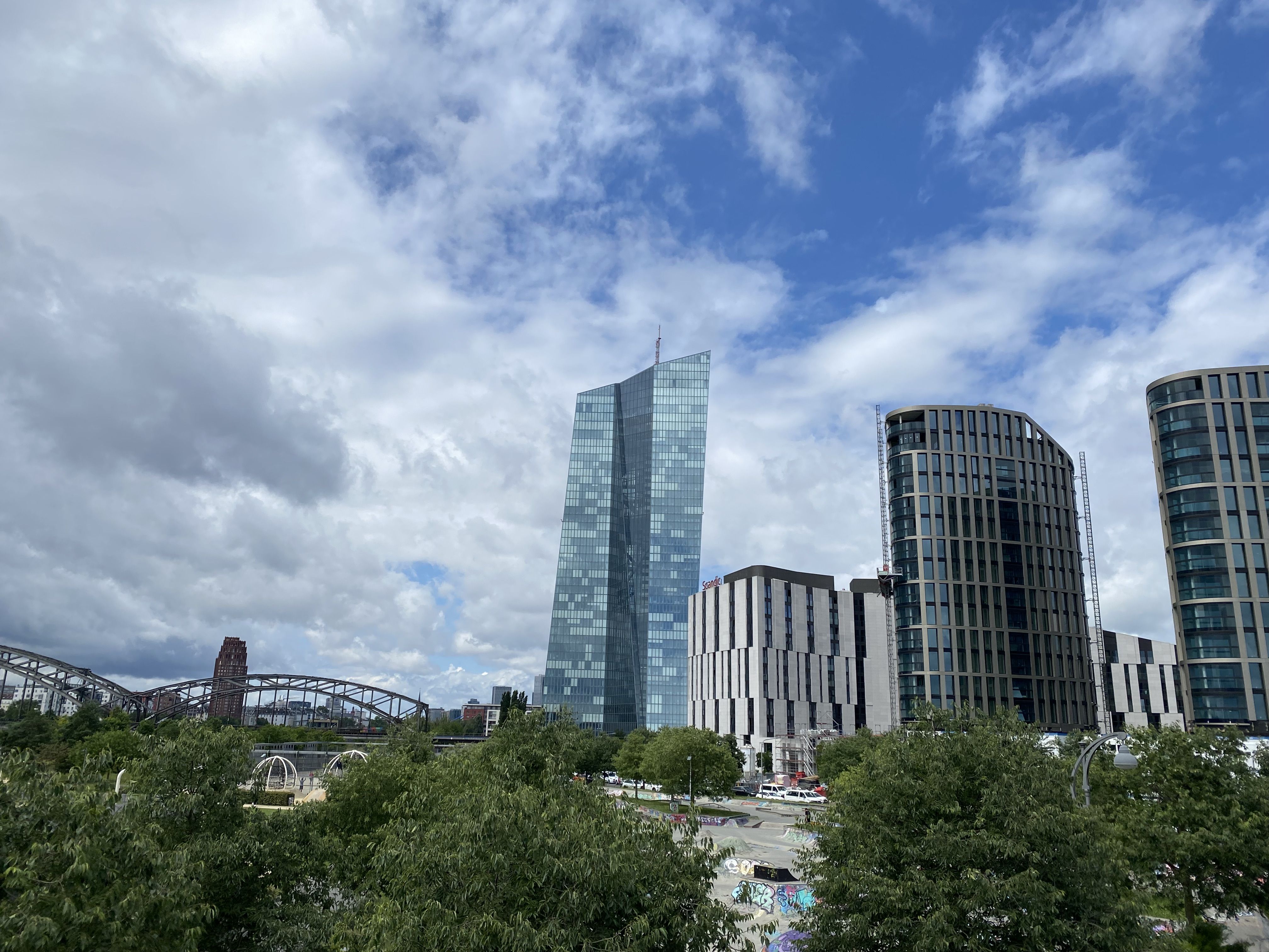 Blick auf die EZB