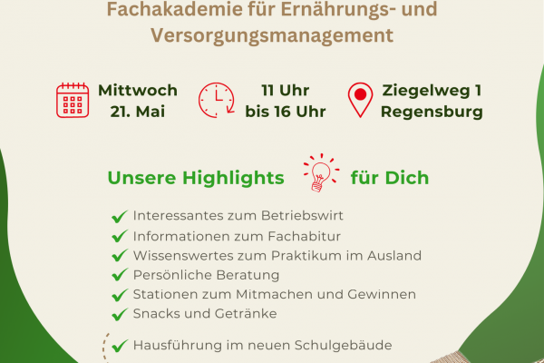 Plakat Infoveranstaltung Fachakademie