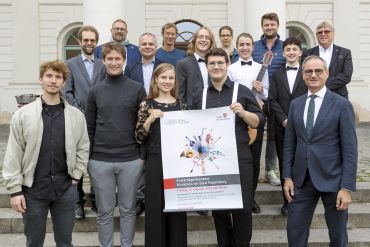 Fotografie: Gruppenbild der Musikpreisträgerinnen und -träger