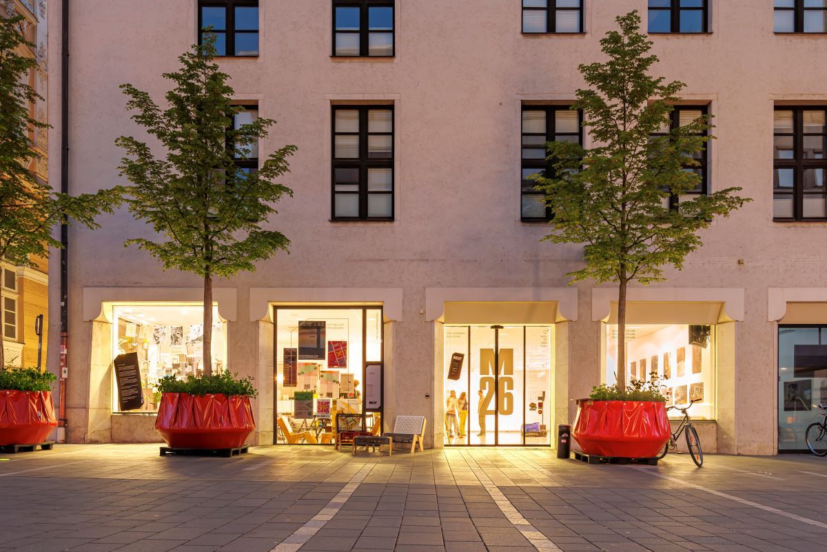 Fotografie: Schaufenster Frontseite des M26