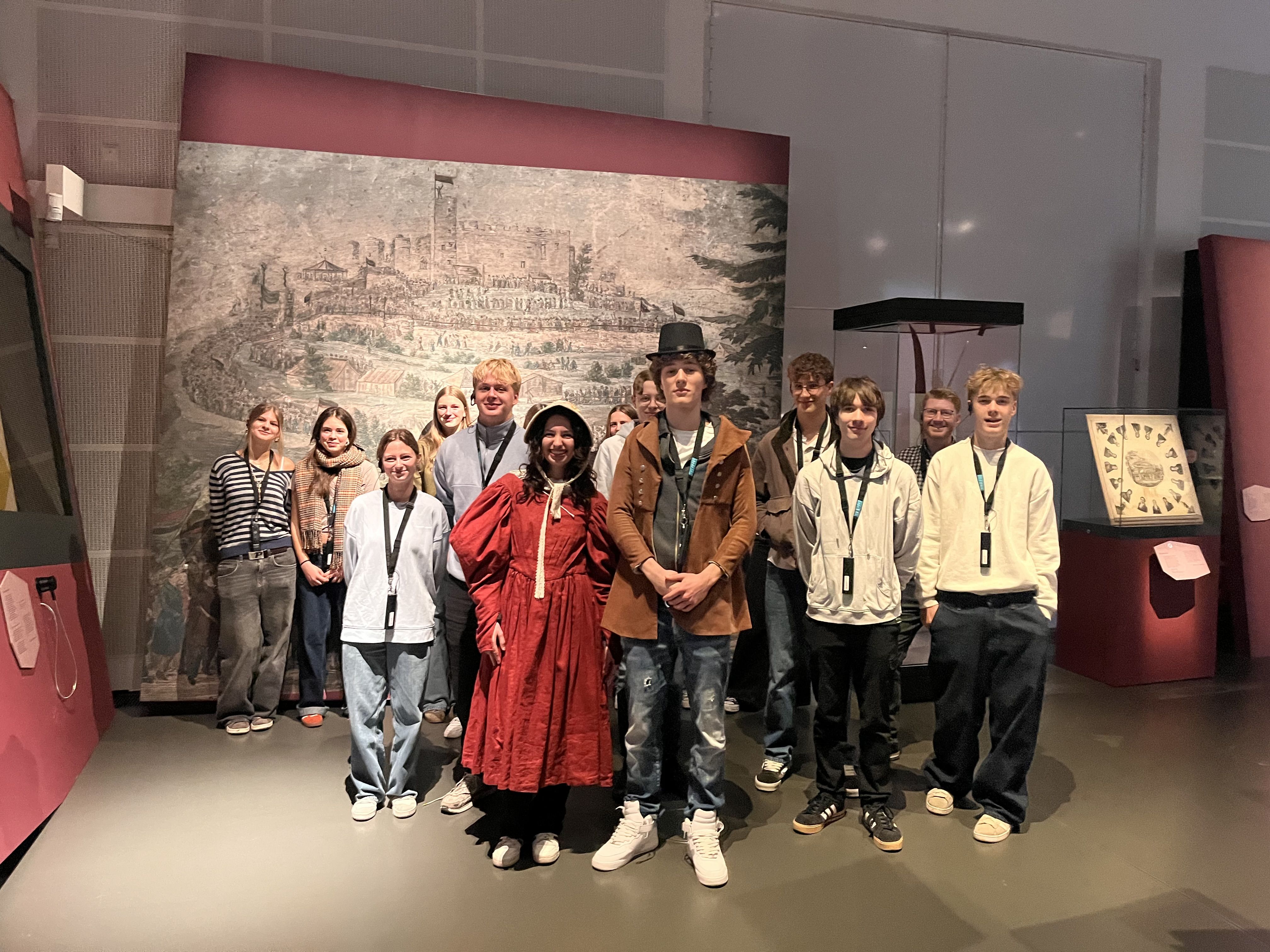 Der Kurs 1g1 in der Landesausstellung