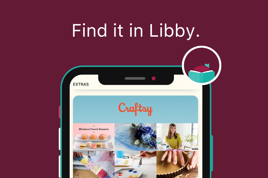 Zugang zu Craftsy über die Libby App.
