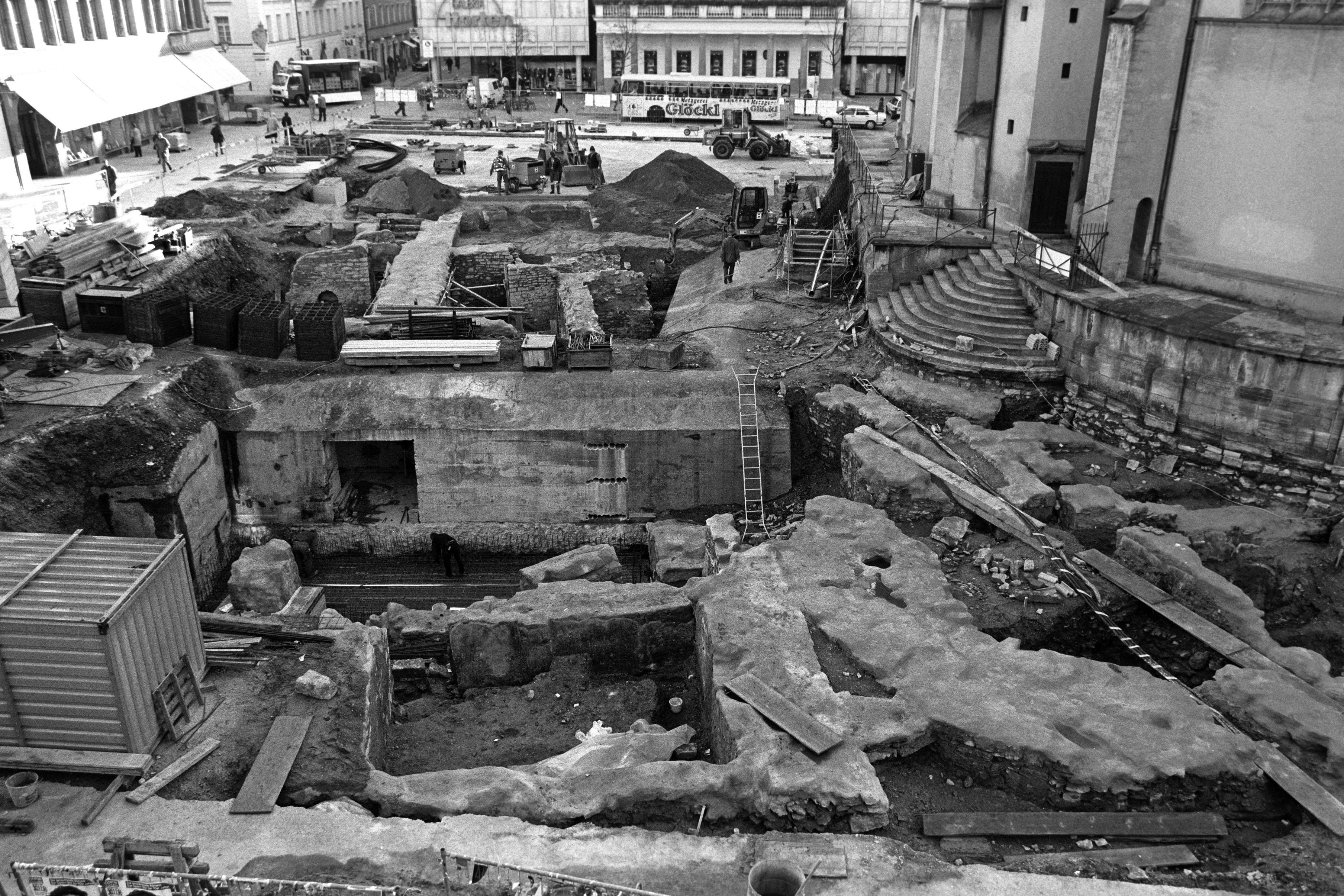 Neupfarrplatz Ausgrabung jüdisches Viertel4