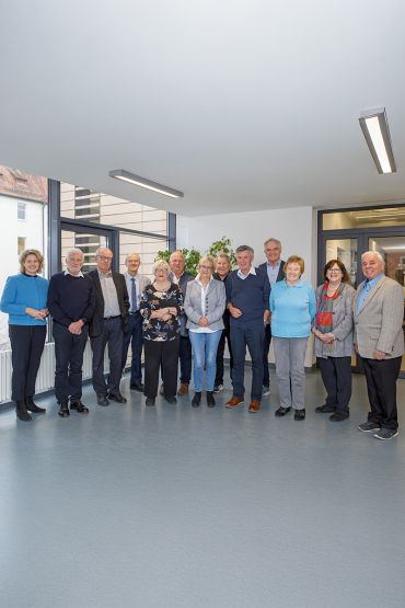 Fotografie - Bürgermeisterin Dr. Astrid Freudenstein mit den Mitgliedern des Seniorenbeirates