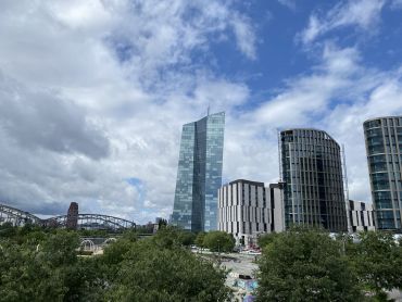 Blick auf die EZB