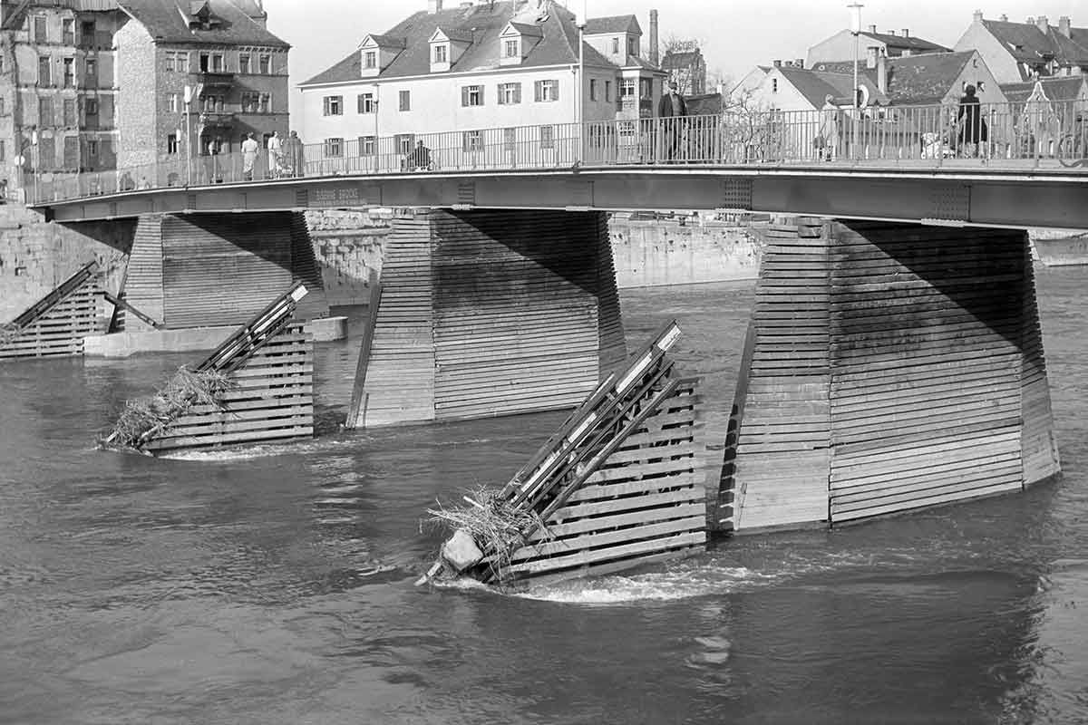 Rückblick - Eiserne Brücke 1953