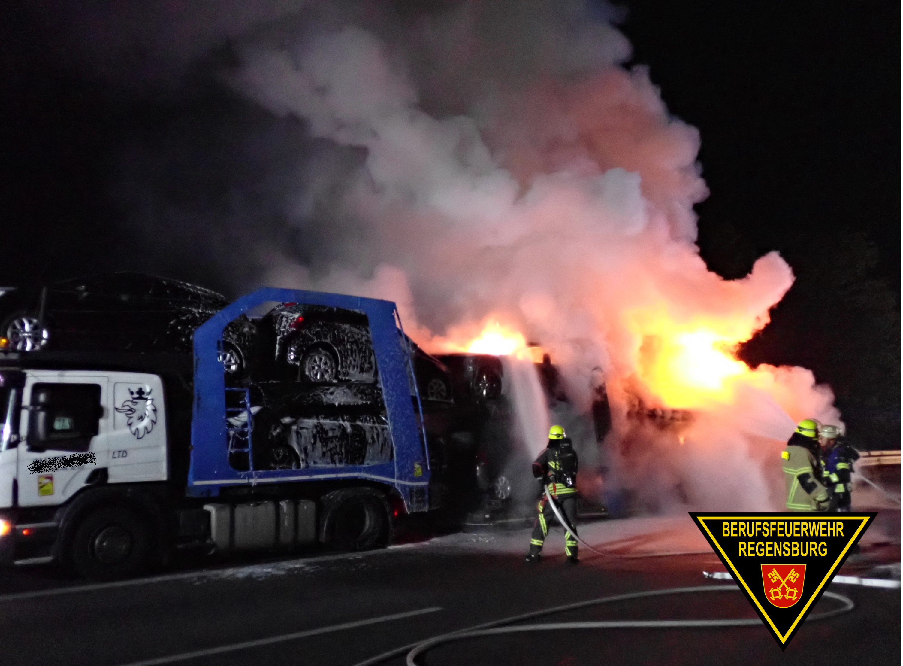 Brand LKW