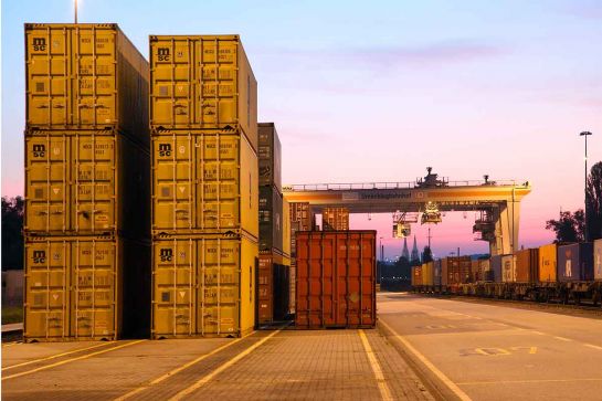 Logistik - Umschlagbahnhof