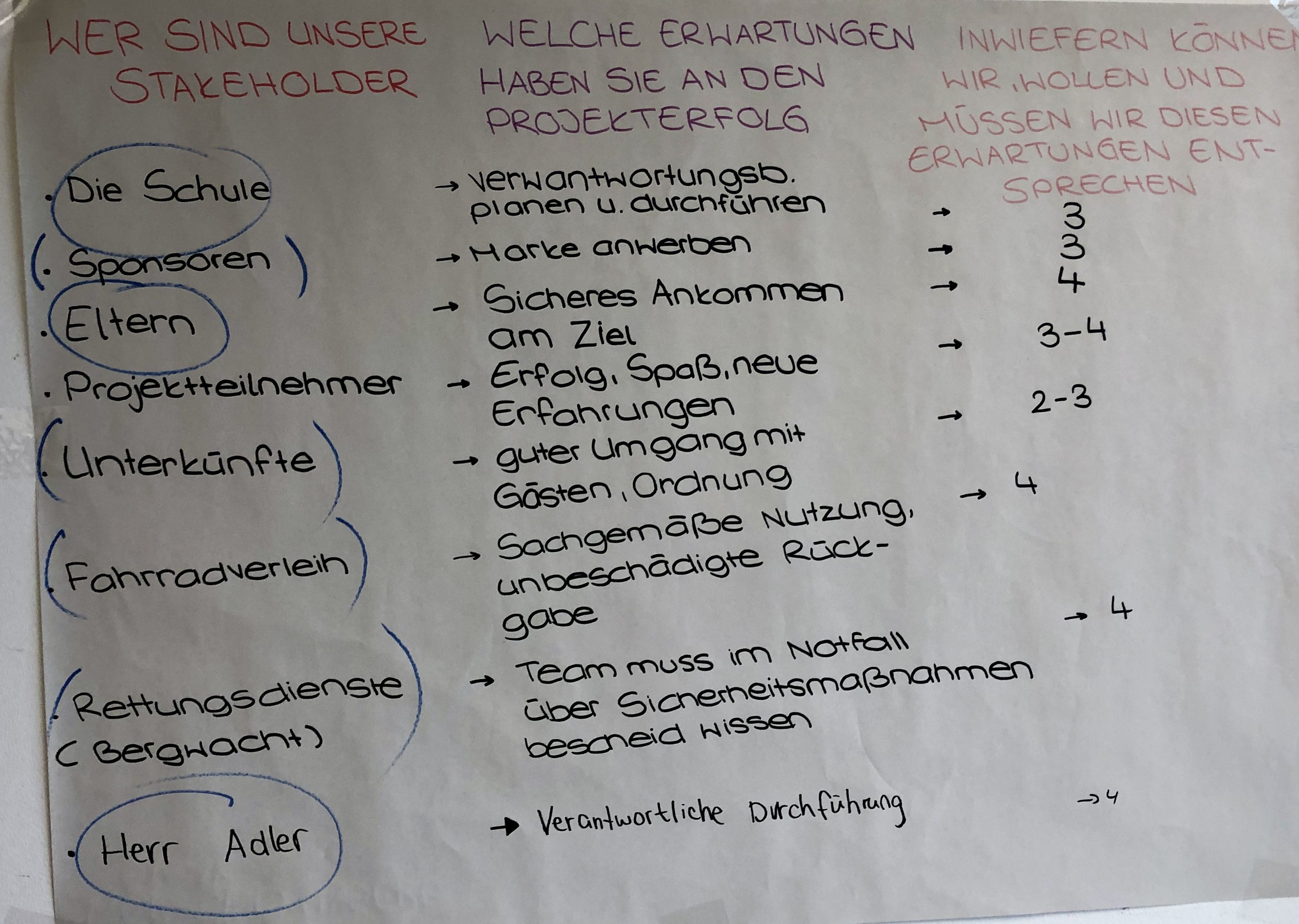 Steakholder-Analyse