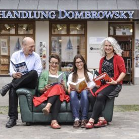 Das Team der Buchhandlung Dombrowsky