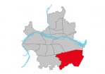 Grafik: Lage des Stadtteils Burgweinting – Harting im Stadtplan