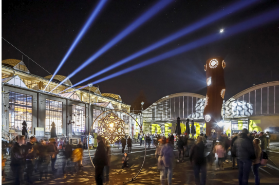 Fotografie: Beeindruckende Lichtinstallationen am Kultur-Depot 2015