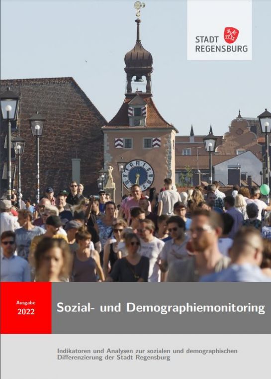 Titelseite der Broschüre "Sozial- und Demographiemonitoring"