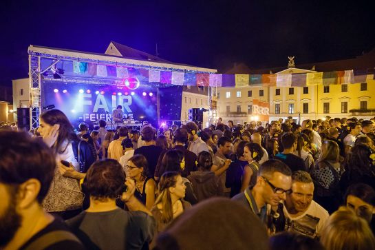 Siltent Disco 2016 auf dem Bismarckplatz