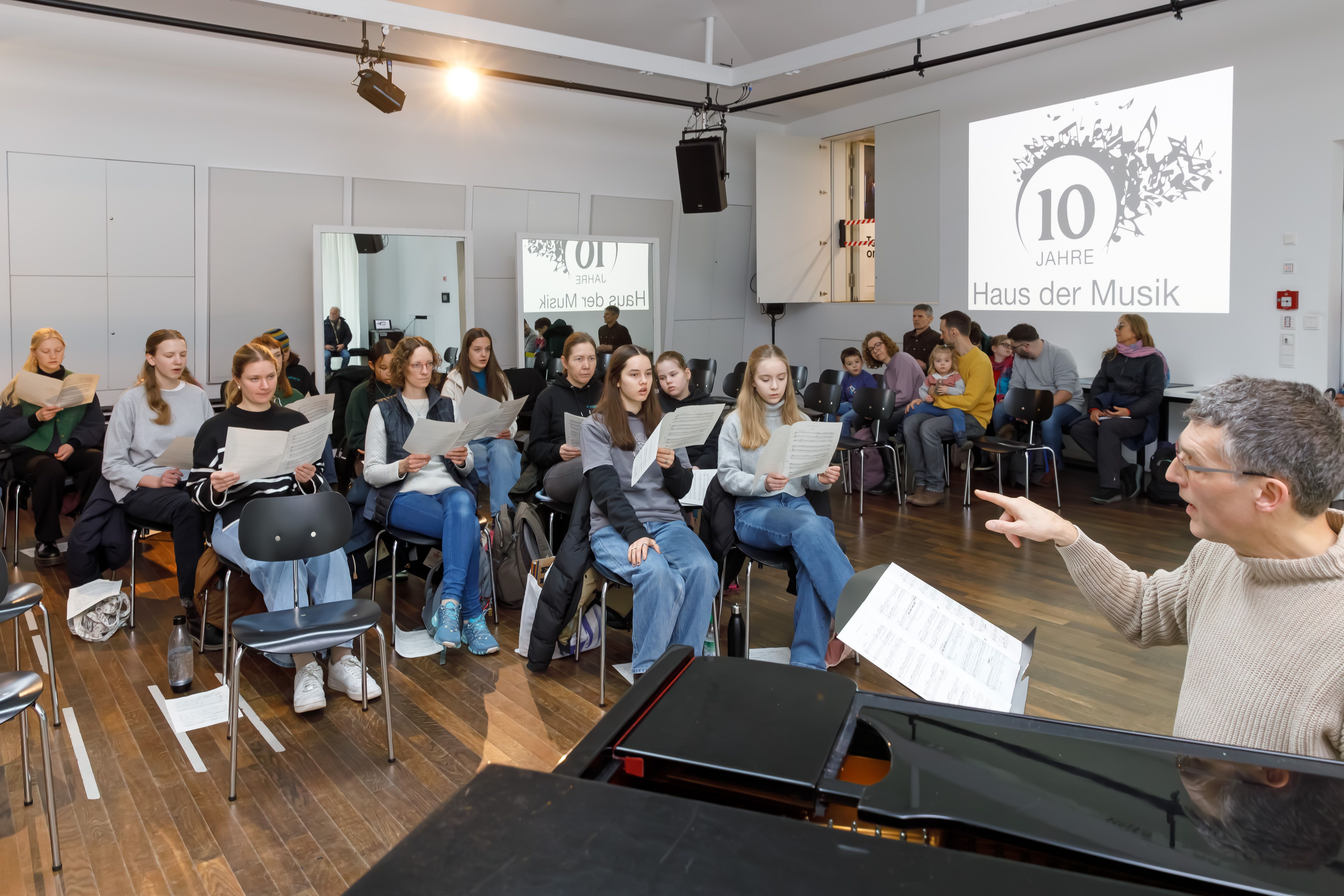 Cantemus Chor bei der Probe 