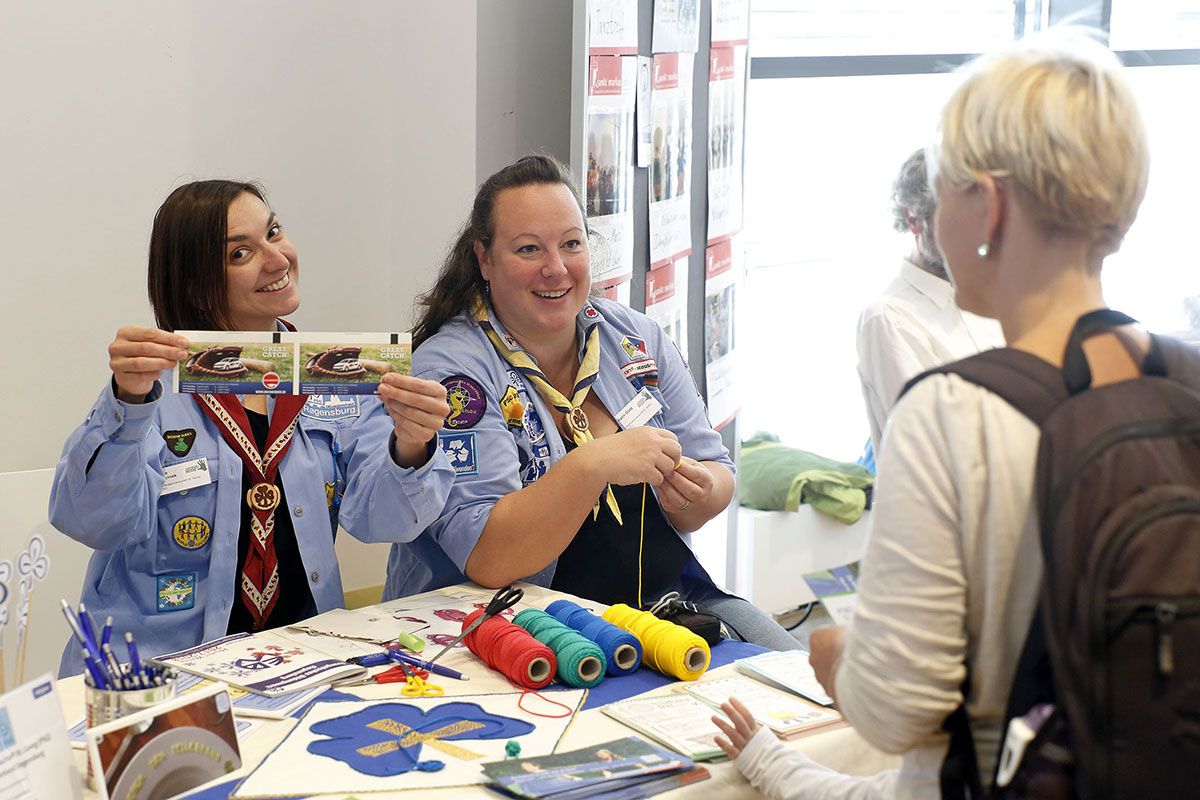 Engagement-Messe - Impressionen Pfadfinder