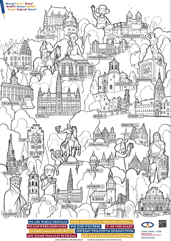 OWHC Coloring Poster Kids - large