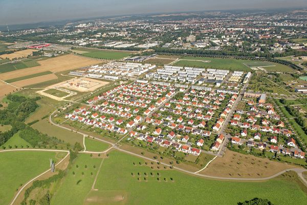 Luftbild Burgweinting - Bauplangebiet Burgweinting NW II